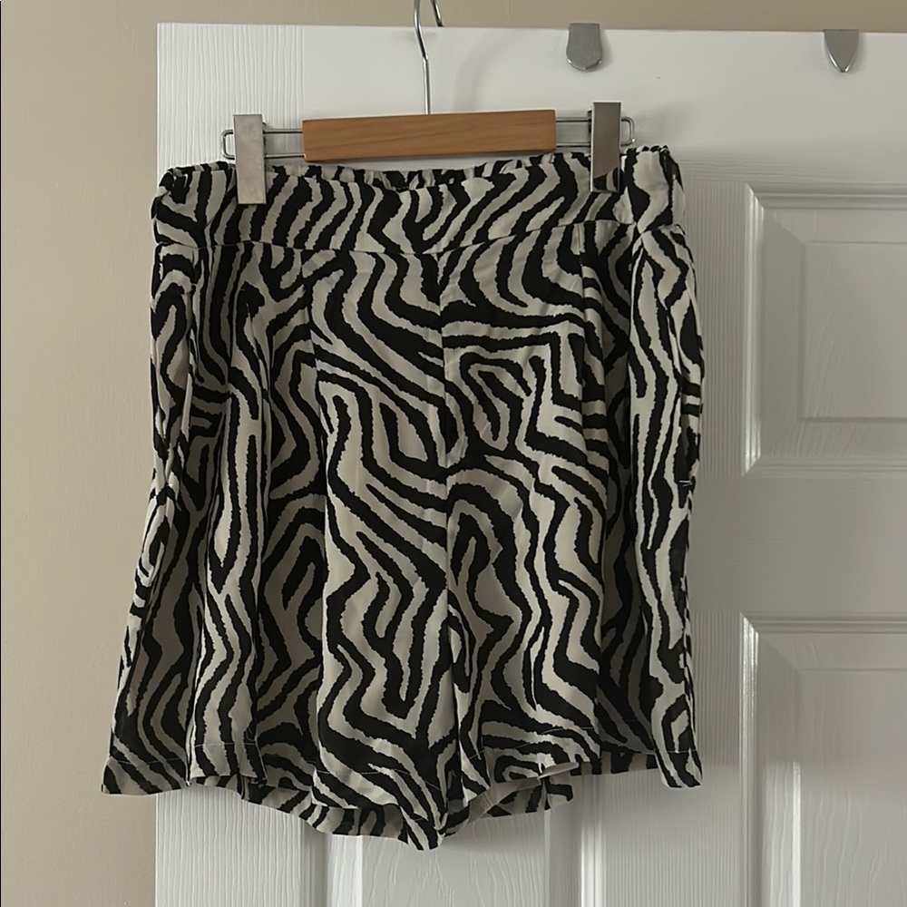 Zebra Print Shorts